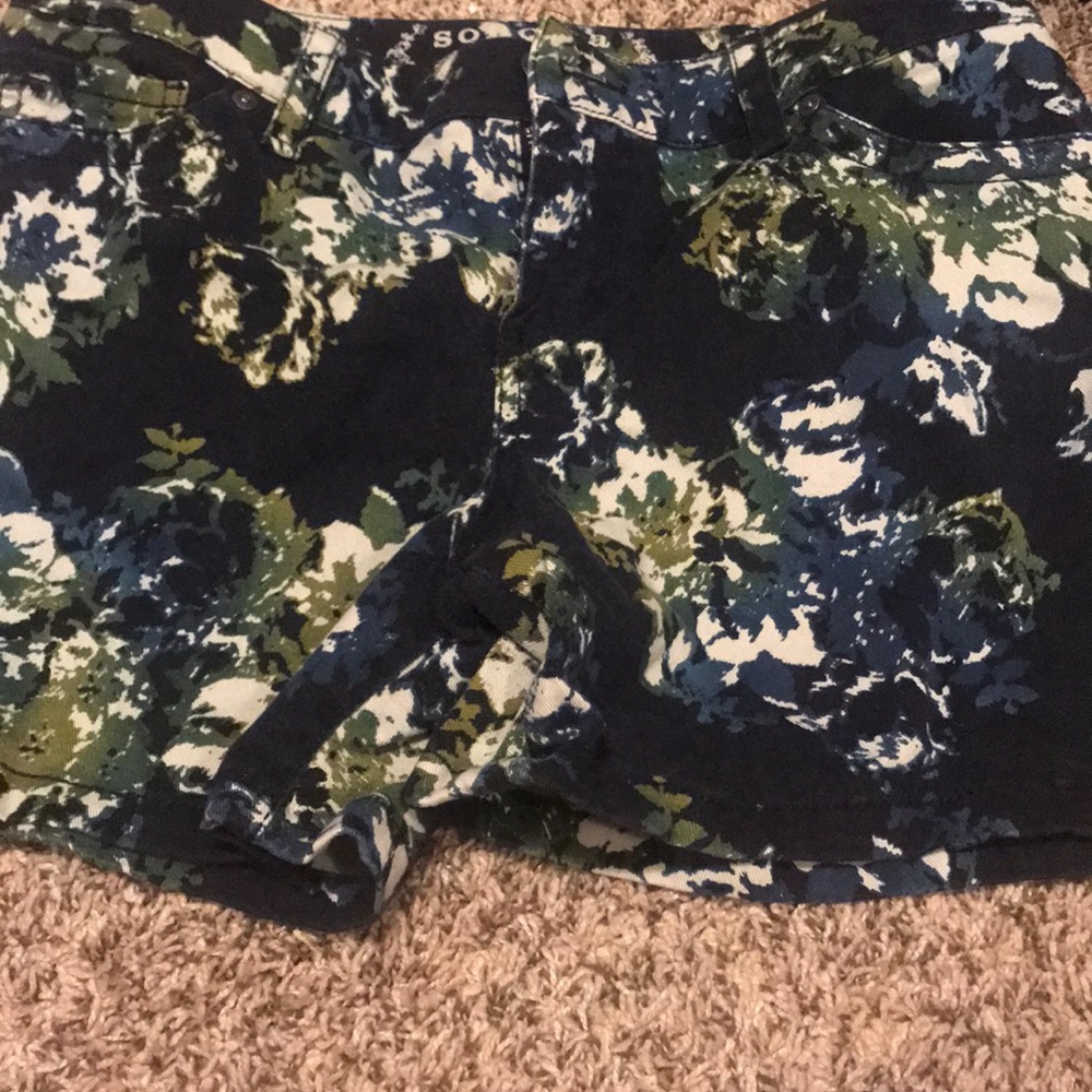 Sonoma floral denim shorts